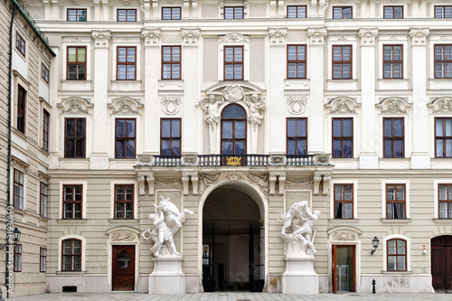 Photo: court of Hofburg palace in Vienna, Austria,Europe court of Hofburg palace in Vienna, Austria,Europe