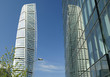 Turning torso tower with reflection