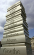 Dichterdenkmal Bücherturm Literatur Wissen studieren