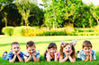 kids laughing
