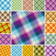 Seamless plaid patterns Seamless plaid patterns