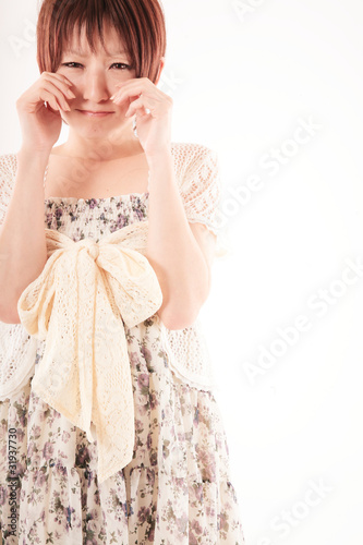 Photo: 泣く女性 泣く女性