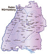 Baden-Württemberg flieder in SVG