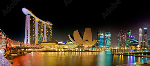 Foto: Marina Bay Singapore panorama Marina Bay Singapore panorama