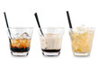 Foto: Three decorative cocktails Three decorative cocktails
