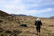 Randonneur dans le Sancy, Auvergne Randonneur dans le Sancy, Auvergne