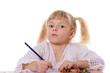 Girl drawing