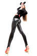 Foto: young woman wearing sexy mouse costume young woman wearing sexy mouse costume