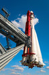copy of rocket Vostok in All-Russia exhibition centre in Moscow,