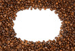 Frame coffee beans
