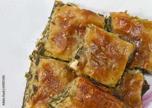 Foto: greek traditional spinach pie greek traditional spinach pie