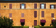 Inner courtyard of the palace of the 1700 in central Italy
