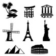 icons travel