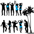 Lots of people - vector set