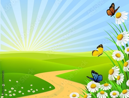 Vector: nature background nature background