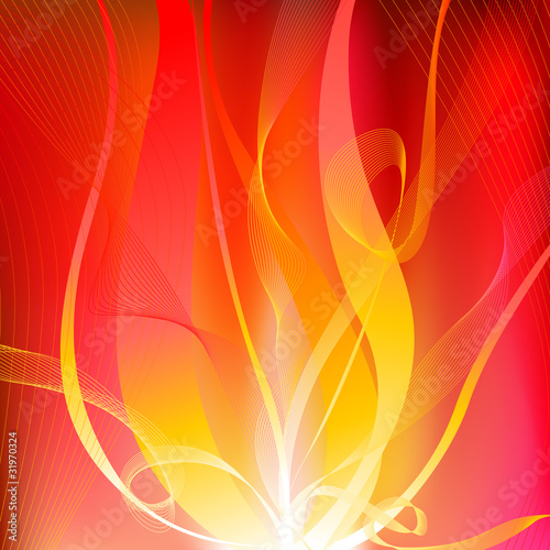 Vector: hot flame hot flame