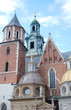 Kraków Kathedrale Turm und Kuppeln