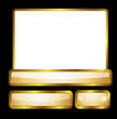 gold banner