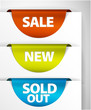 Round Sale / New / Sold out label set Round Sale / New / Sold out label set