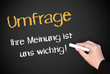 Umfrage - Ihre Meinung ist uns wichtig!