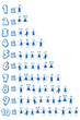 Numbers and children for school