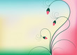 blurred abstract floral background with place for text blurred abstract floral background with place for text