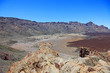 Martian desert landscape, national park El Teide, Tenerife.