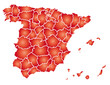 detailed map of spain detailed map of spain