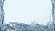 Video: water splashing and filling screen + alpha water splashing and filling screen + alpha