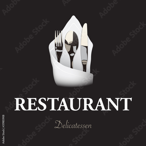 Vektor: Restaurant Catering Gastroservice Logo Restaurant Catering Gastroservice Logo