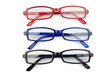 Black red and blue glasses Black red and blue glasses