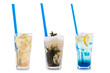 Three decorative coctails