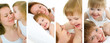 mother and little girl