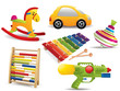 toy set vector toy set vector