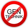 Illustration: Gentechnik verboten Gentechnik verboten