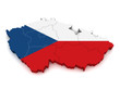 3D Map of Czech Republic