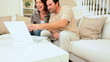 Young Caucasian Couple Using Internet Webchat