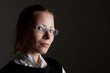Businesswoman in glasses