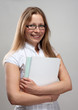 Portrait of smiling businesswoman
