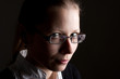 Businesswoman in glasses