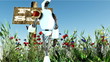 Robot and For Sale Sign Robot and For Sale Sign