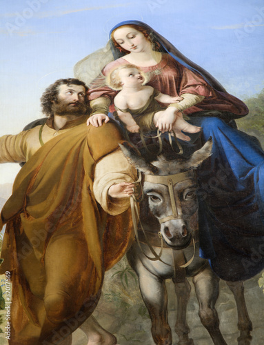 Photo: Mariazell - detail from holy family paint Mariazell - detail from holy family paint