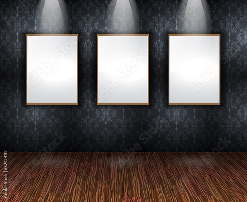 Vector: Contemporary Elegant Showroom wall Contemporary Elegant Showroom wall