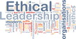 Ethical leadership background concept