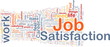 Job satisfaction background concept