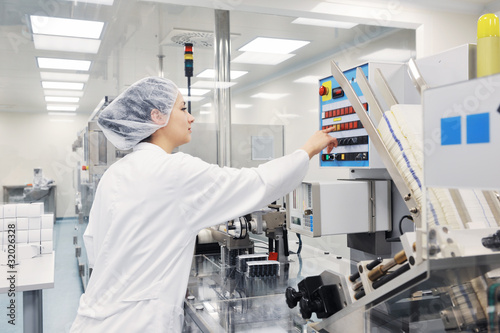 Photo: medical factory and production indoor medical factory and production indoor