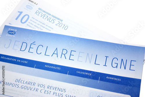 Photo: déclaration de revenus déclaration de revenus