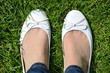 Weiße Ballerinas Weiße Ballerinas