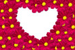 Heart shape flower frame