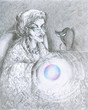 Fairy with magic ball
